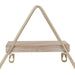 Accent Shelf Rustic Brown Gold 3 Shelves 5