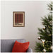 Framed Canvas Sylvie Walnut 10x13 5