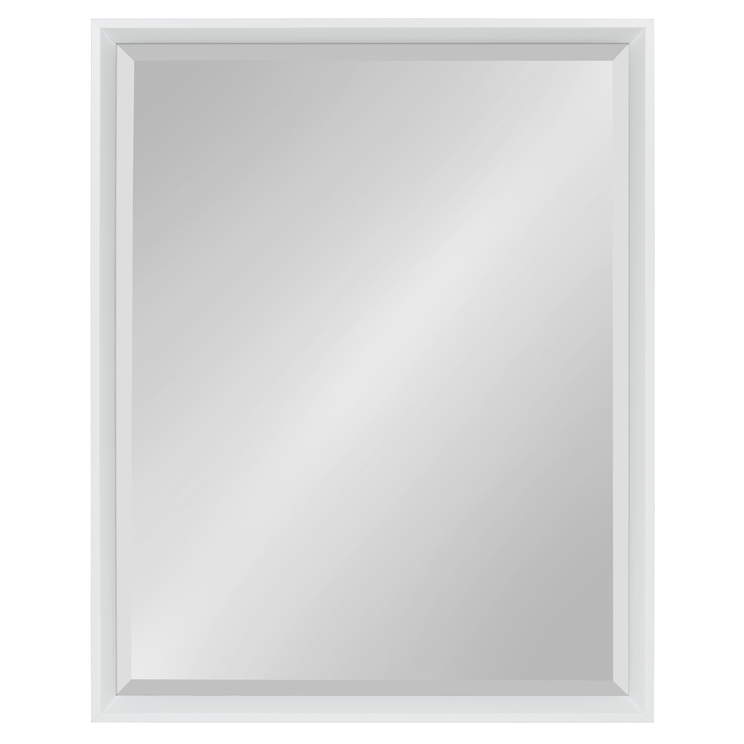 Decorative Wall Mirror White 23.5x29.5 2