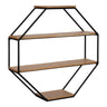 Lintz Octagon Floating Wall Shelf
