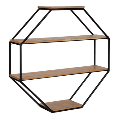 Accent Shelf 24x24 Rustic Brown 1