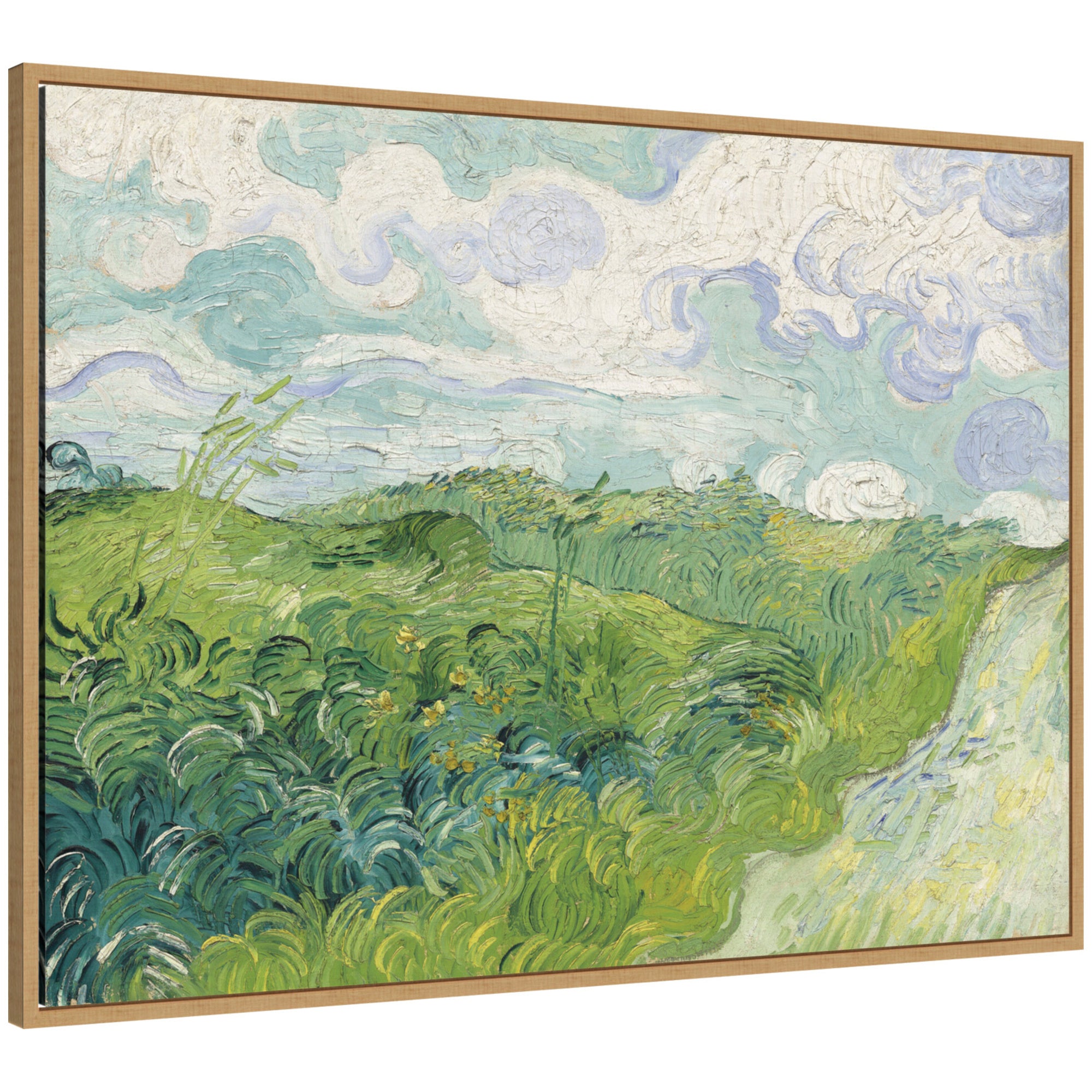 Framed Canvas 38x28 Sylvie Natural 1