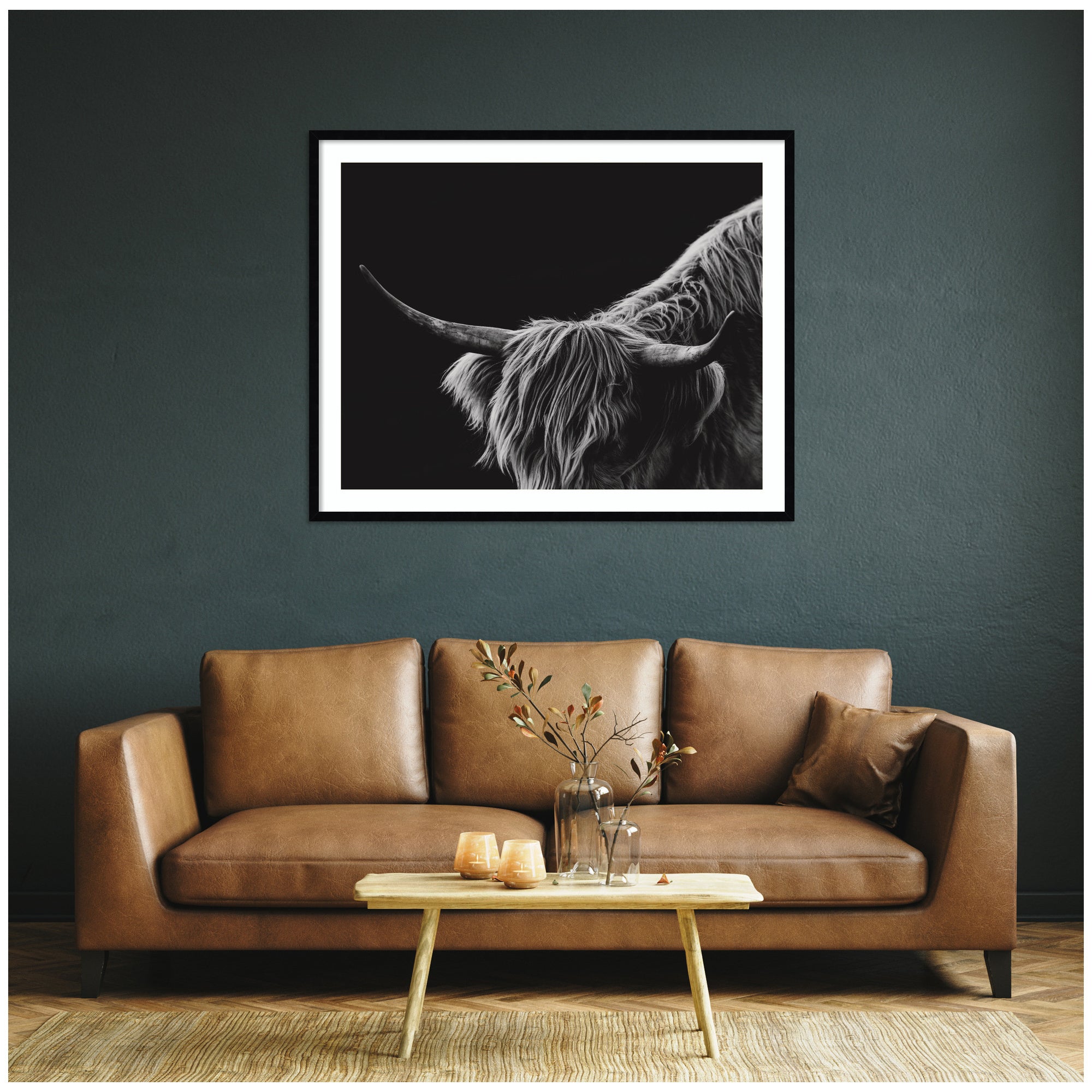 Scottish Highland No. 6 by Crystal Lynn Collins Framed Wall Art Print