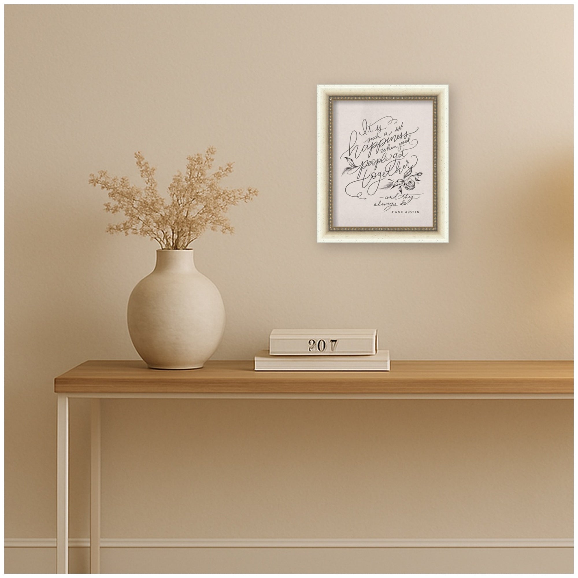 Mounted Canvas 10x12 Belmont Distress White 6