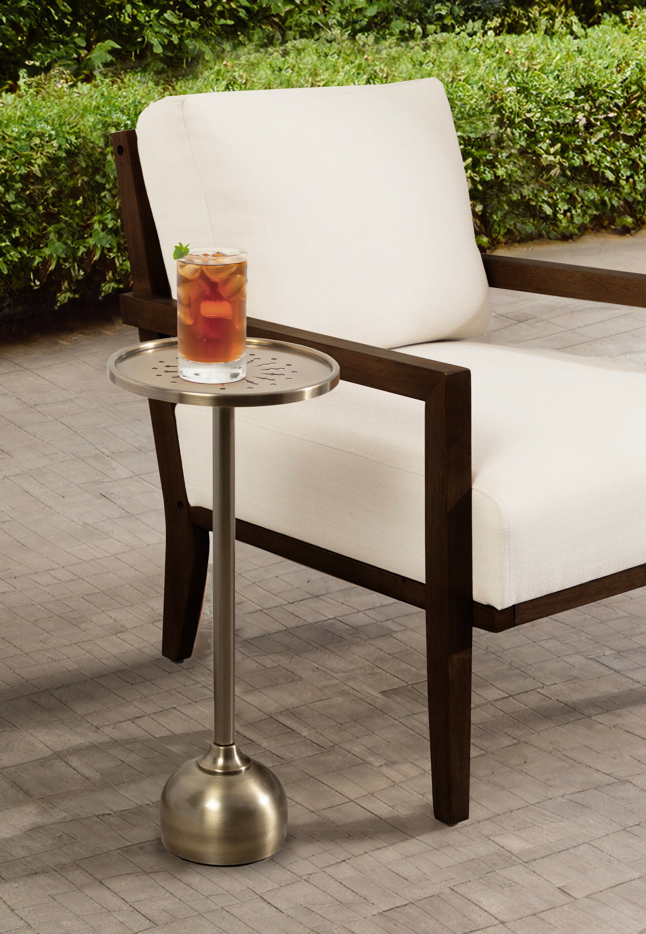 Drink Table Gold 10x10x23 7