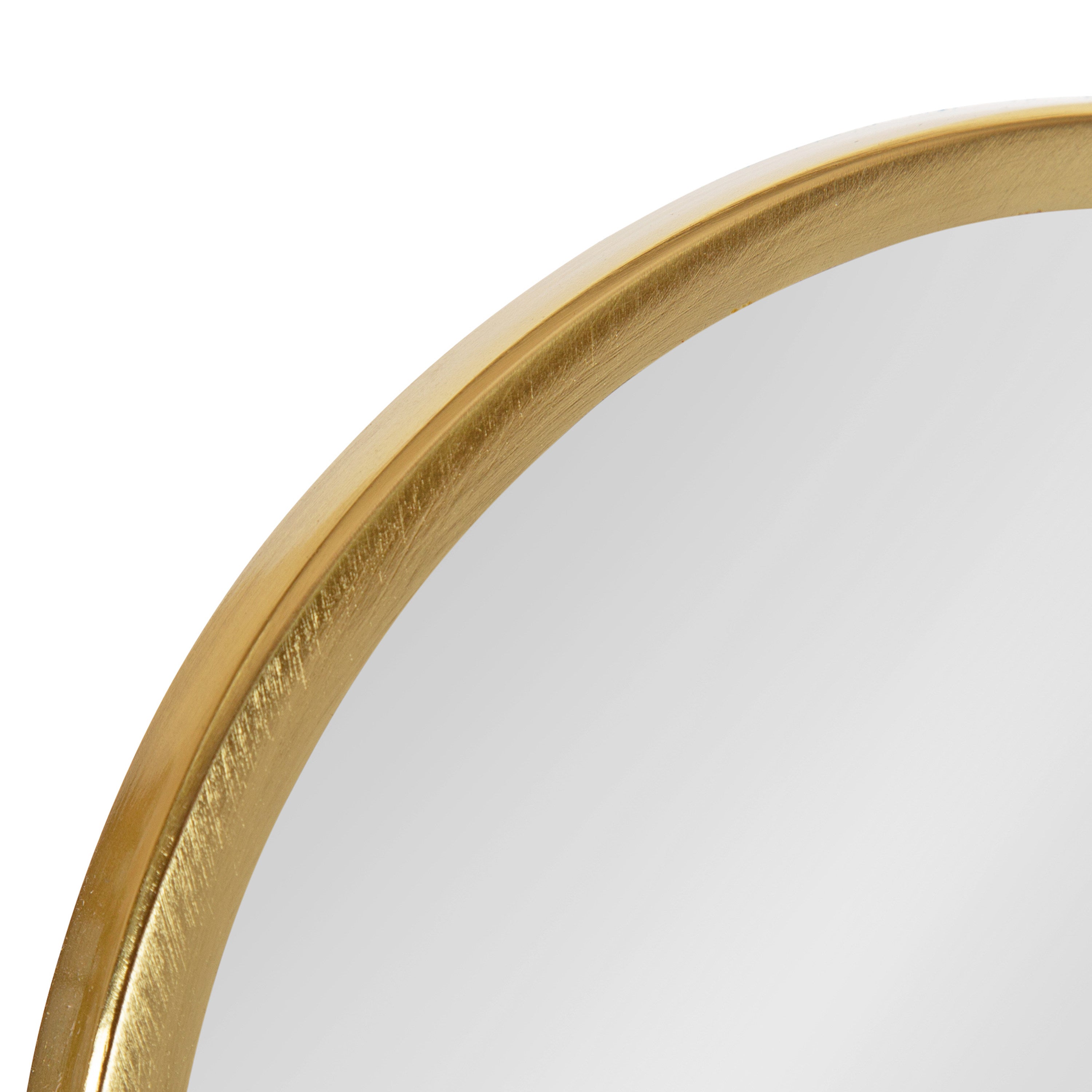 Tabletop Mirror White Gold 11x15 5