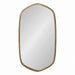 Hexagon Mirror Gold 20x36 5