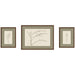 Framed Art Set 3 Piece Set 15x20/24x32 Carlisle Brown Narrow 1