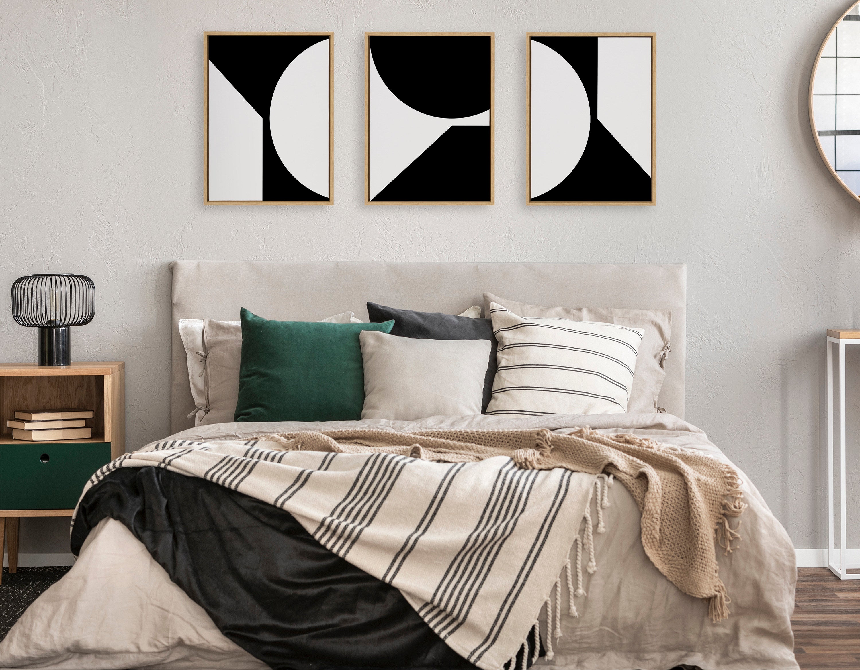 Art Set 3 Piece Set 18x24 Sylvie Natural 6