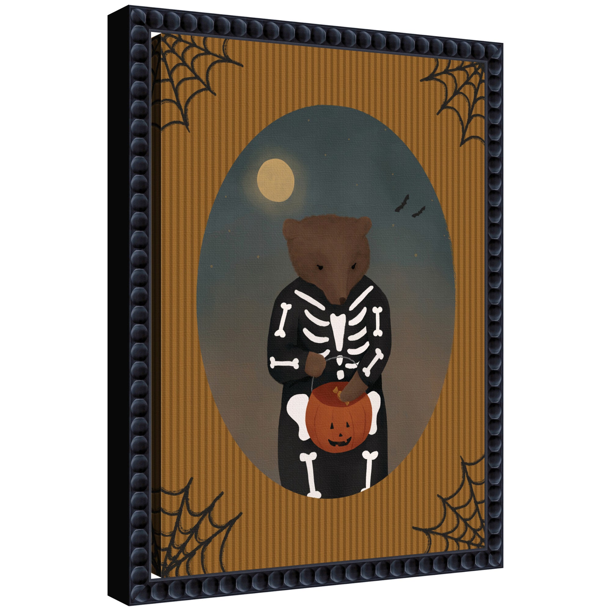 Framed Canvas 10x13 Sylvie Beaded Black 1