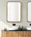 Rectangle Mirror Rustic Brown 24x36 6