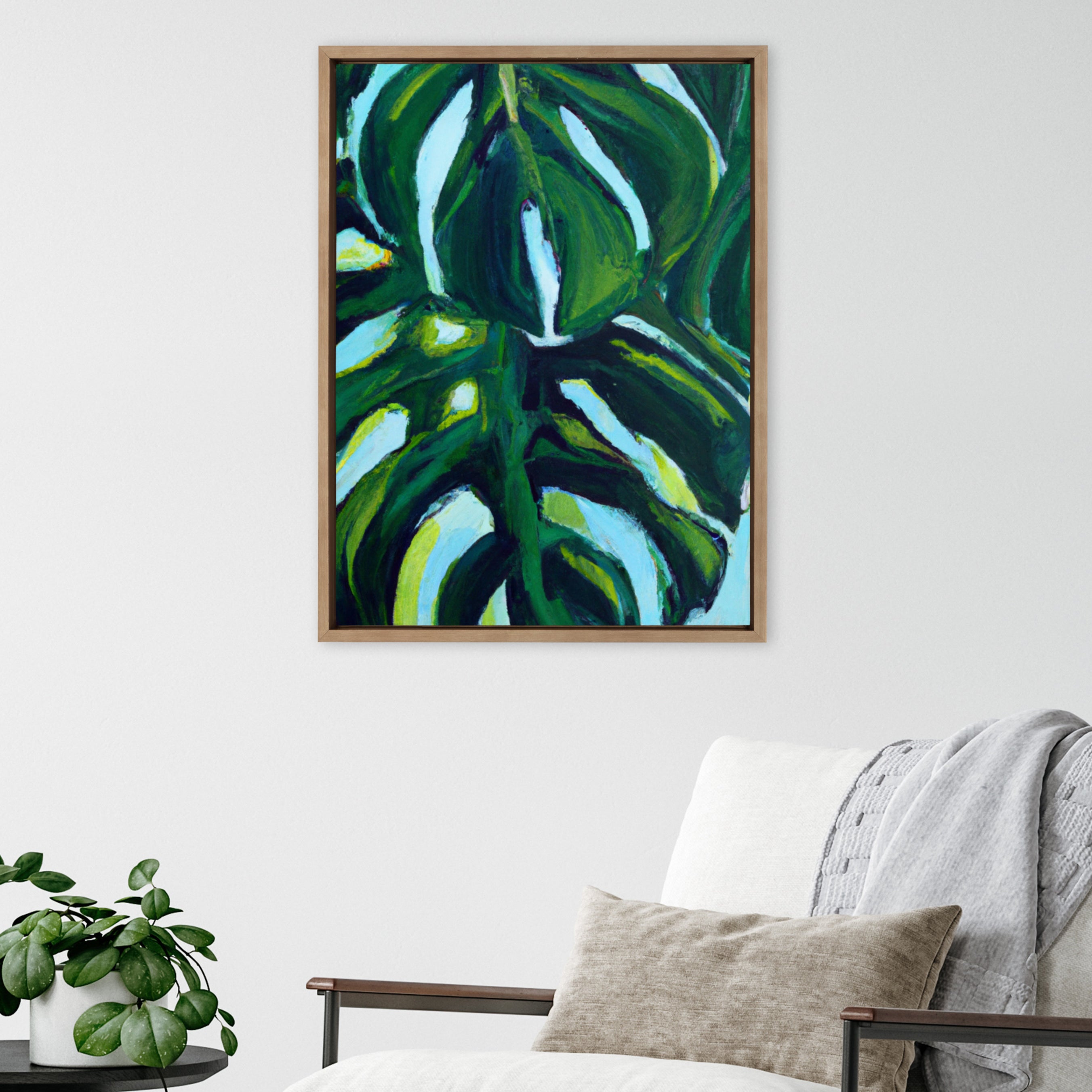 Framed Canvas 18x24 Sylvie Dark Gold 5