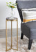 Drink Table Black Gold 9x9x23 6