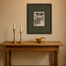 Framed Art Dark Bronze Scoop 18x22 5
