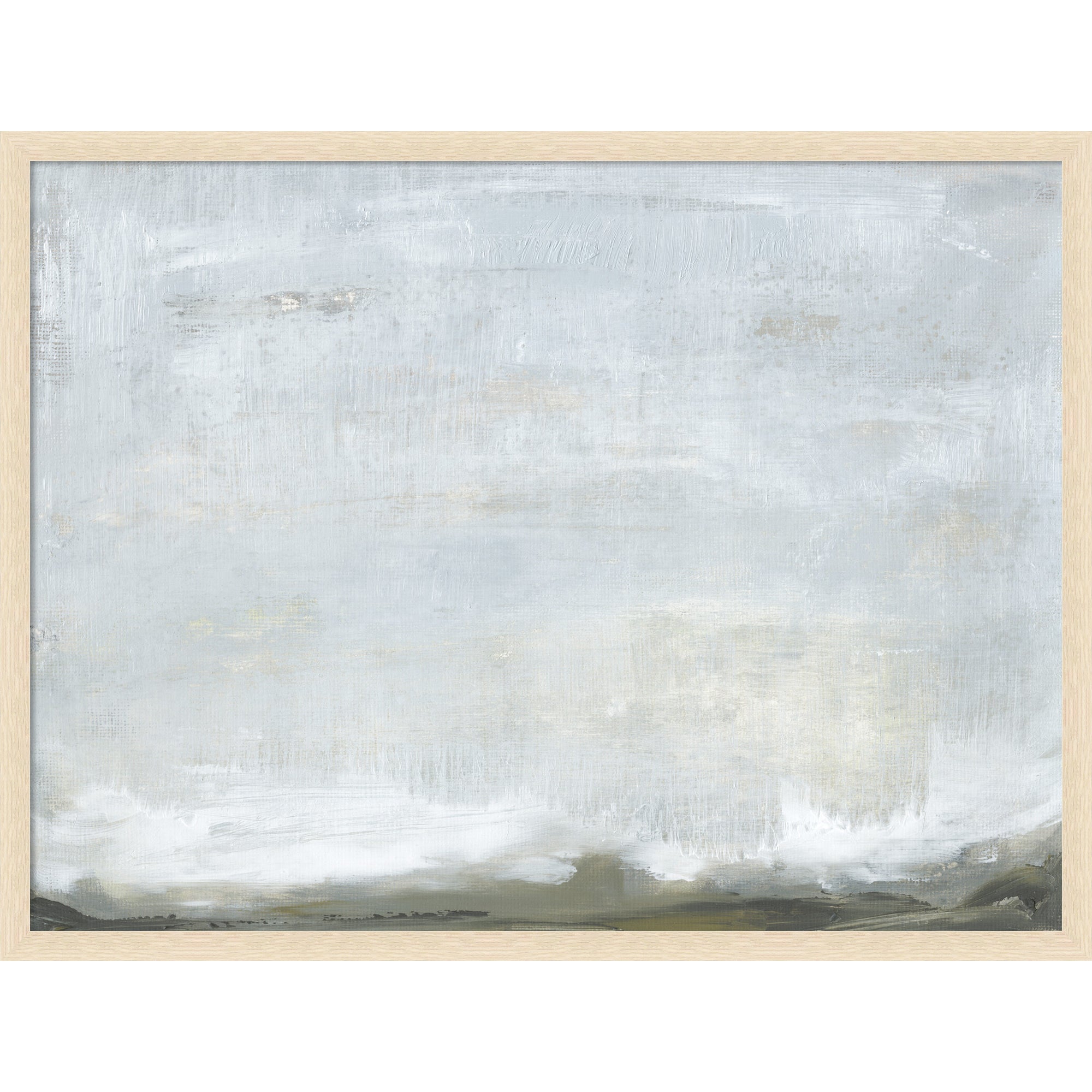 Mounted Canvas 38x29 Woodgrain Stripe Blonde 1