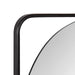 Square Mirror Black 24x24 3