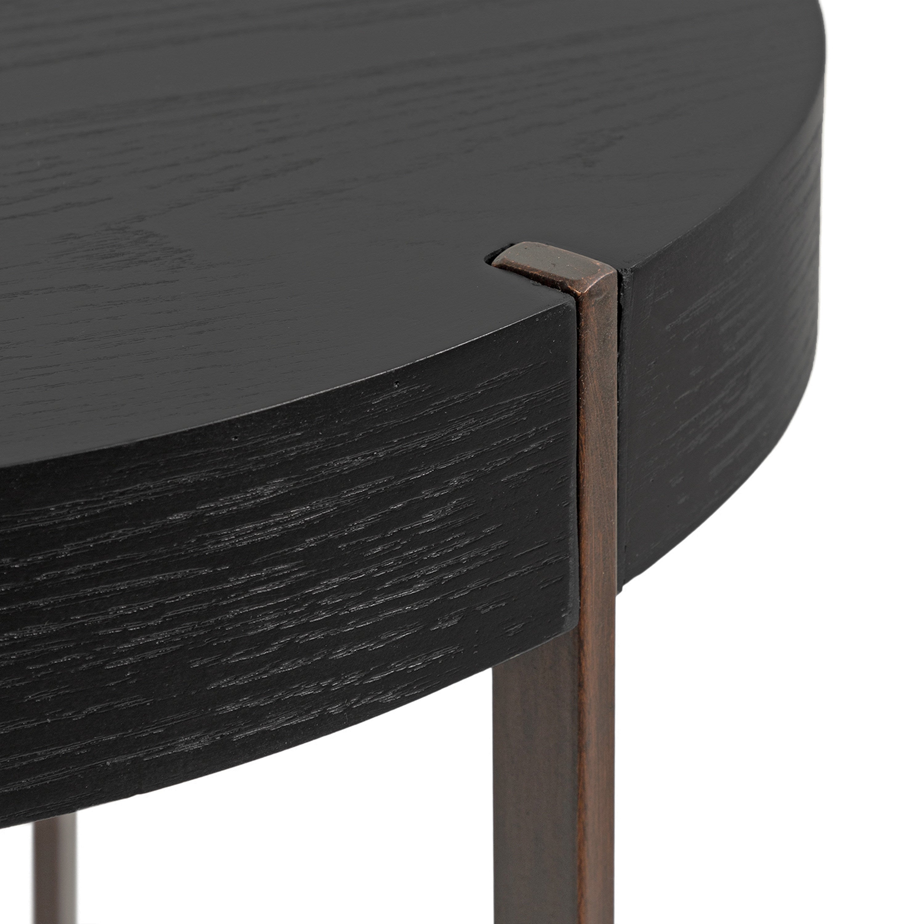 Rovin Side Table Wood and Metal