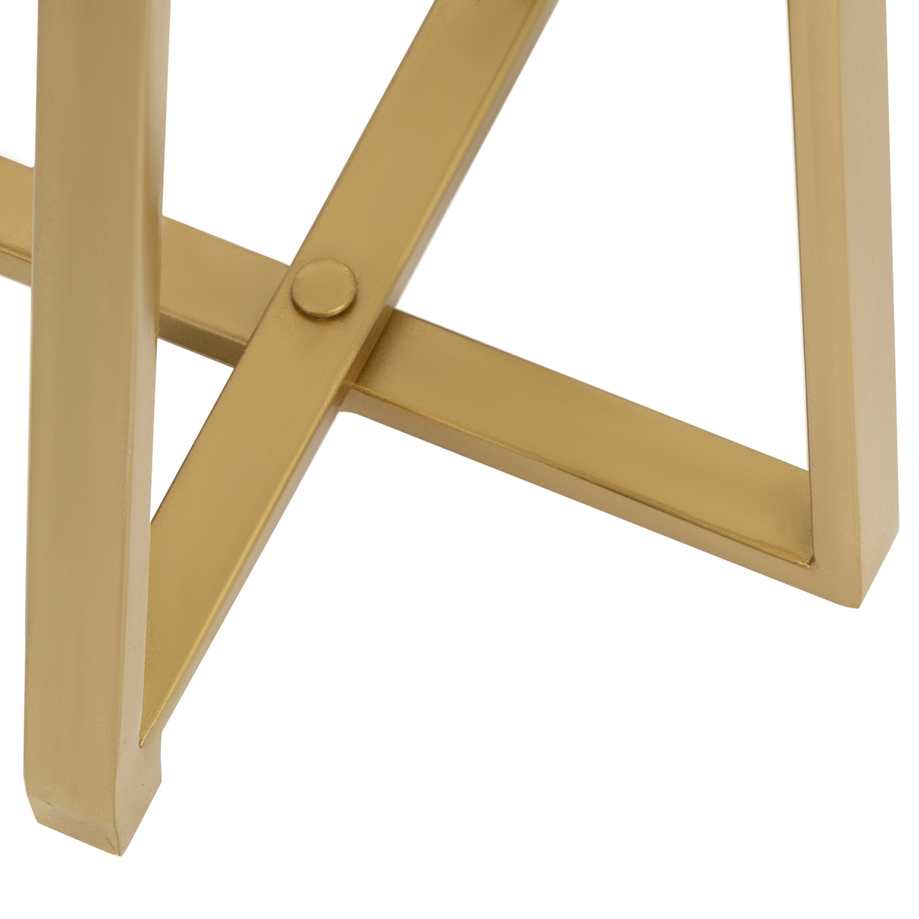 Drink Table Marble Gold 9x9x23 6