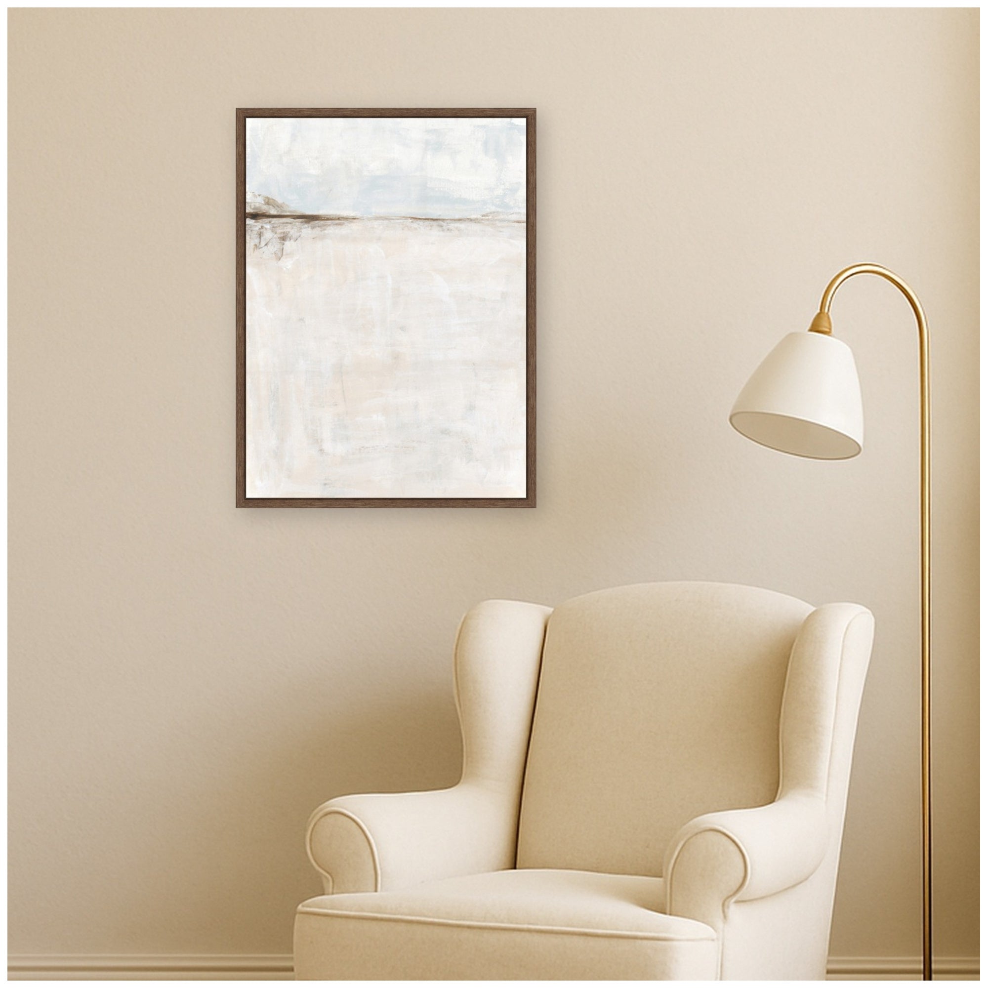 Framed Canvas 18x24 Sylvie Walnut 6