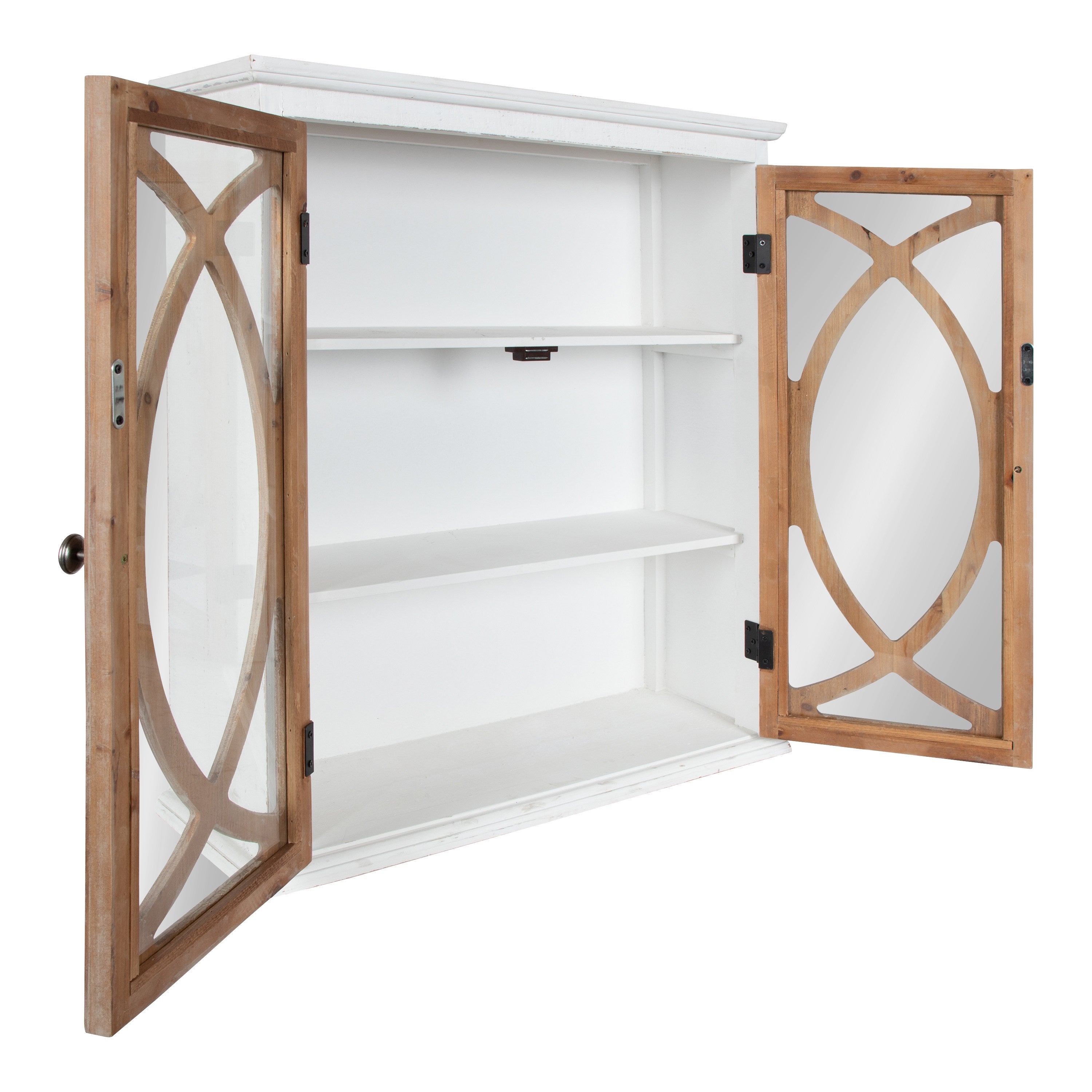 Cabinet 24x8x28 White Brown 4