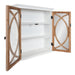 Cabinet 24x8x28 White Brown 4