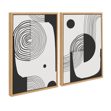 Art Set 2 Piece Set 18x24 Sylvie Natural 2