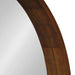 Round Mirror Dark Brown 36" Diameter 3