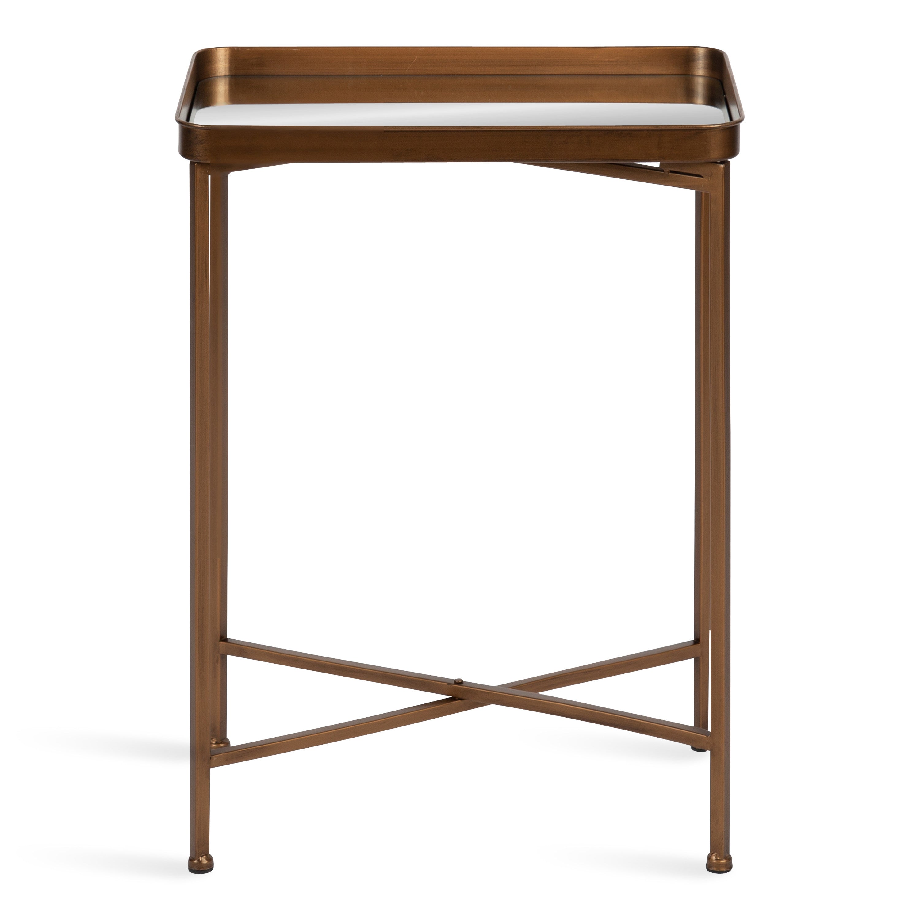 Side Table Bronze 18x12x26 3