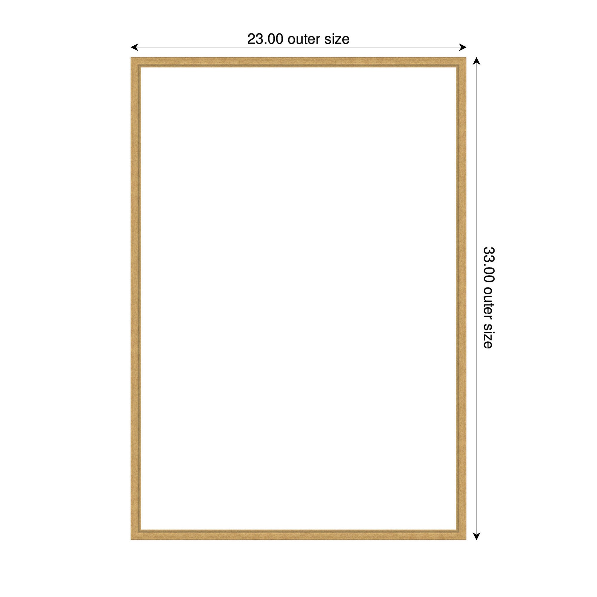Art Set 2 Piece Set 23x33 Sylvie Bright Gold 2