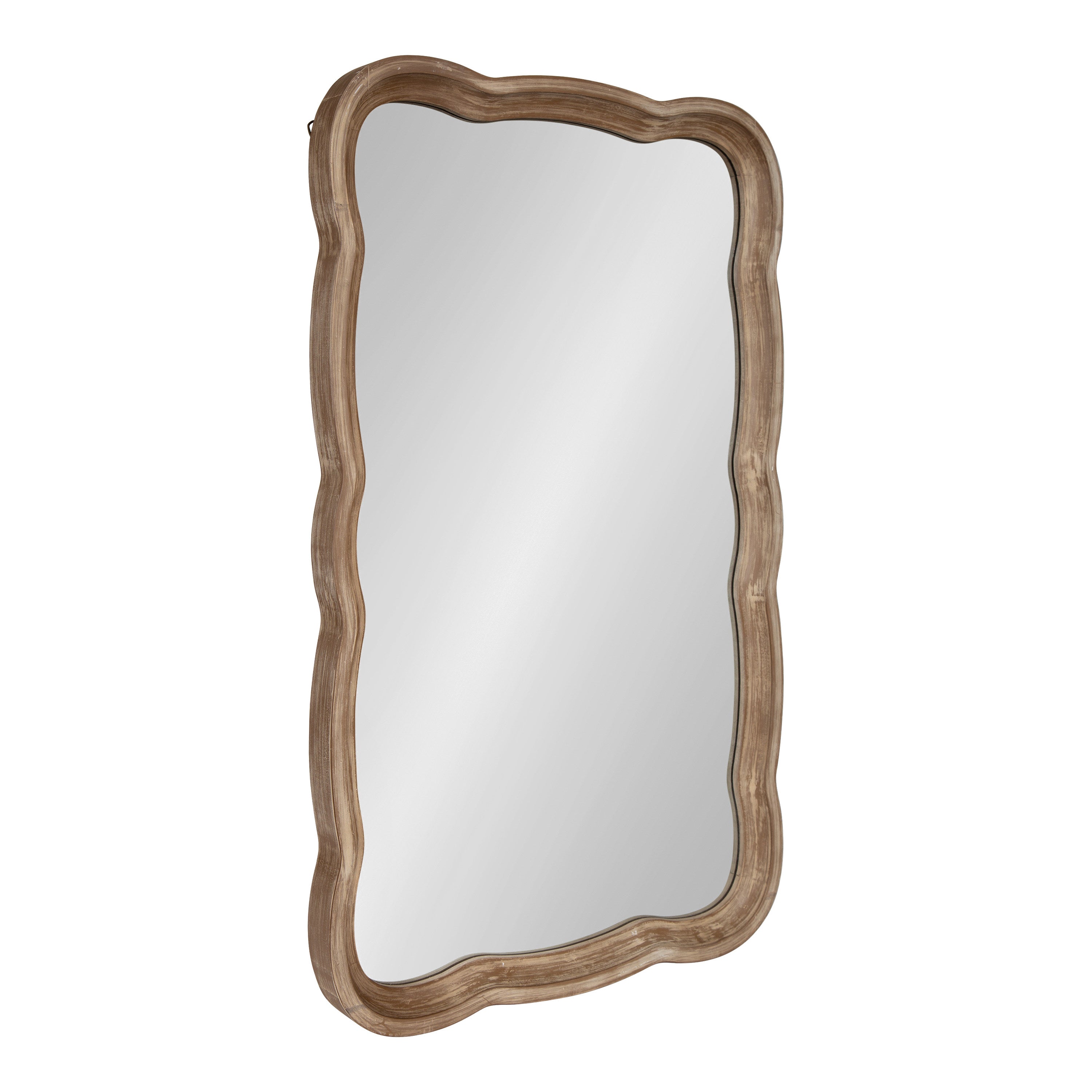 Scallop Mirror Brown 24x38 2