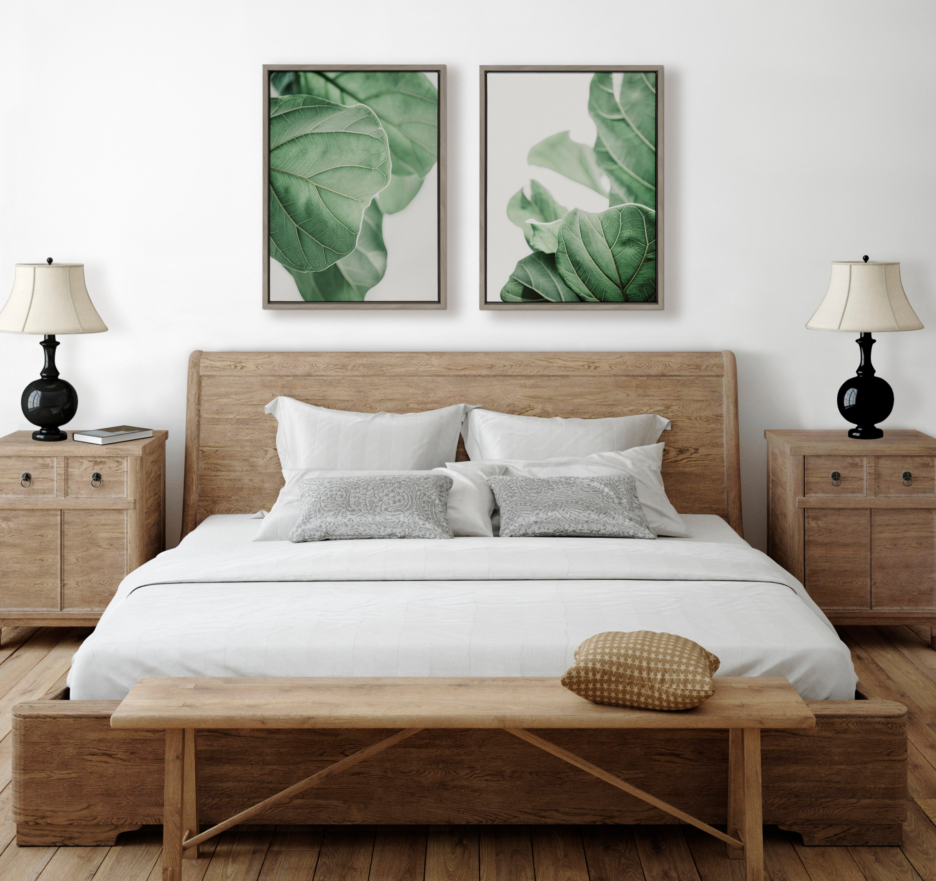 Art Set 2 Piece Set 18x24 Sylvie Graywash 6