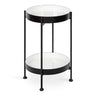 Nira Two-Tiered Metal Side Table