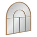 Windowpane Mirror Gold 30x30 1