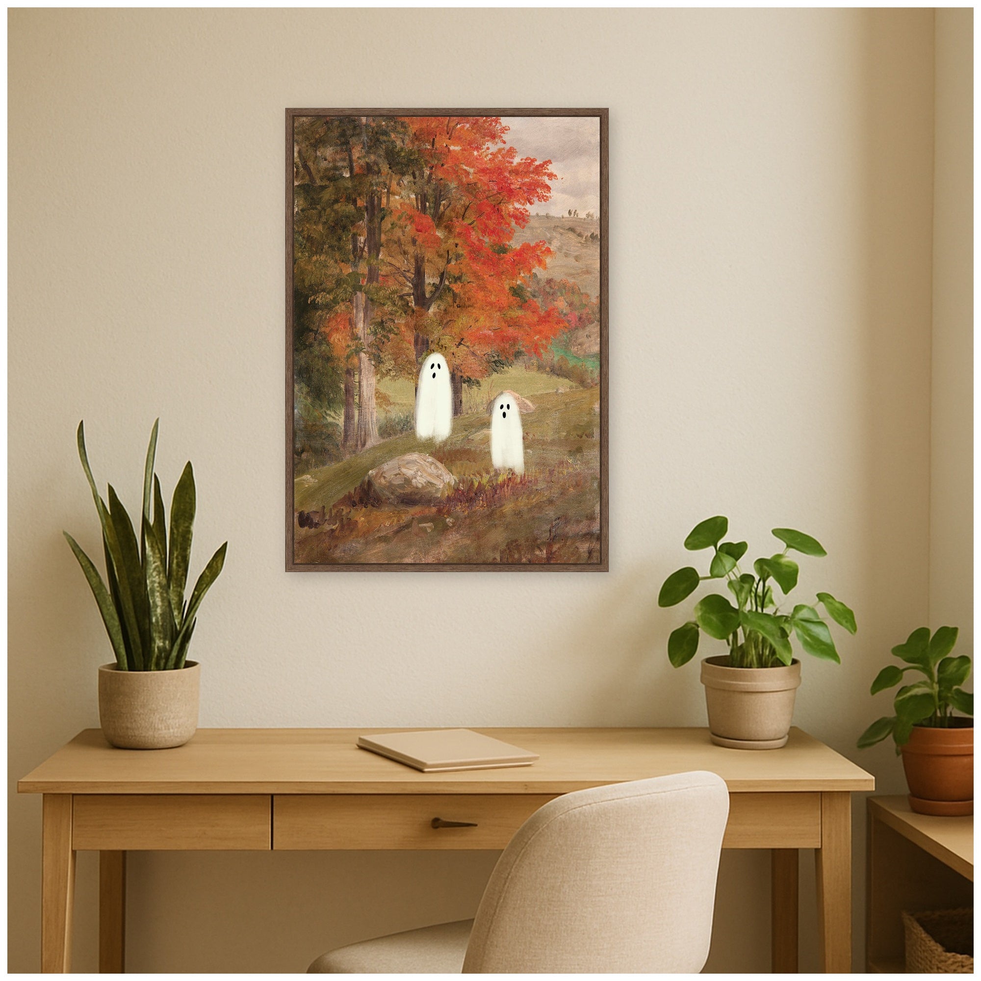 Framed Canvas 23x33 Sylvie Walnut 5