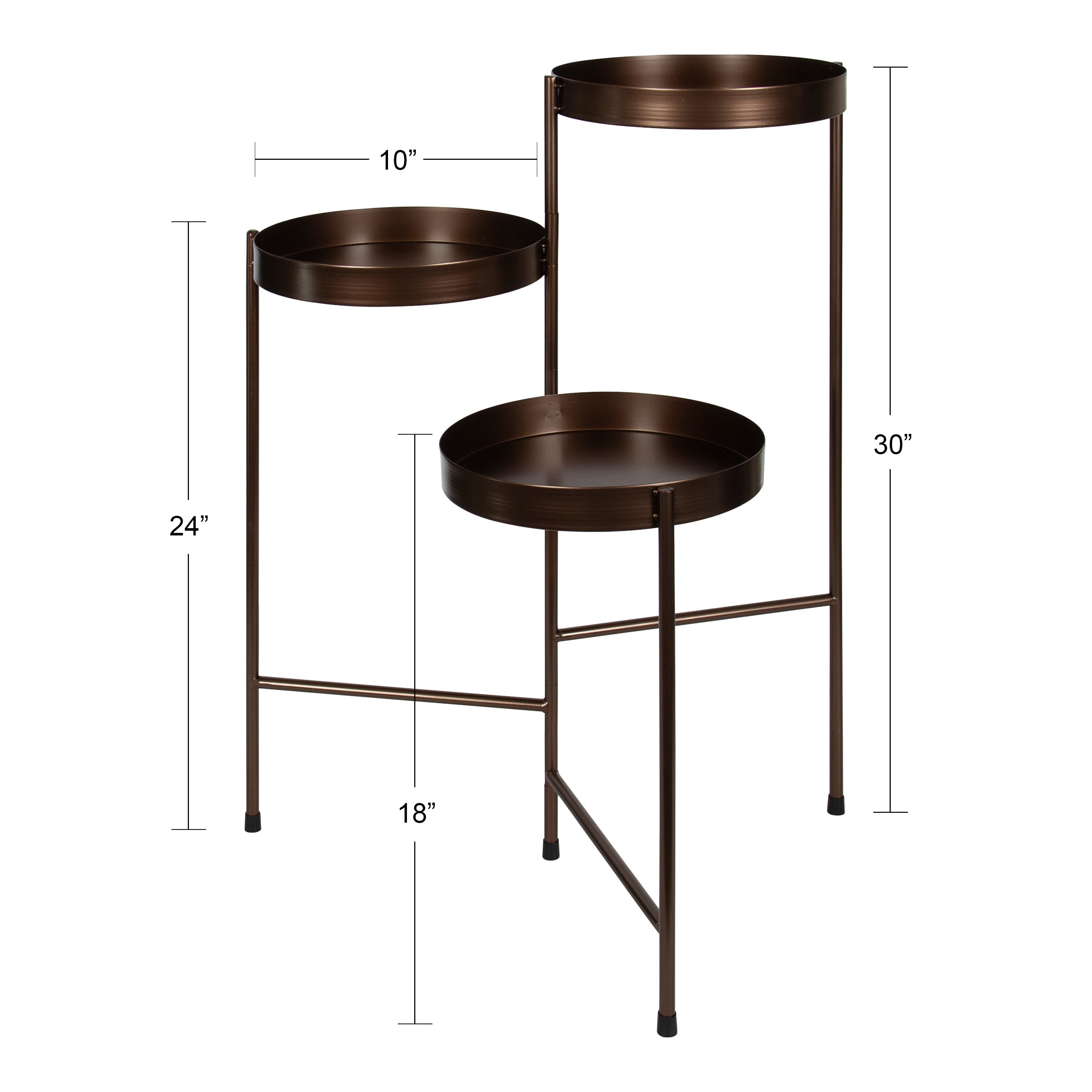 Plant Stand Bronze 16x21x30 4