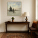 Mounted Canvas Castellan Distressed White 32x32 6