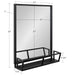 Functional Mirror Black 22x29 6