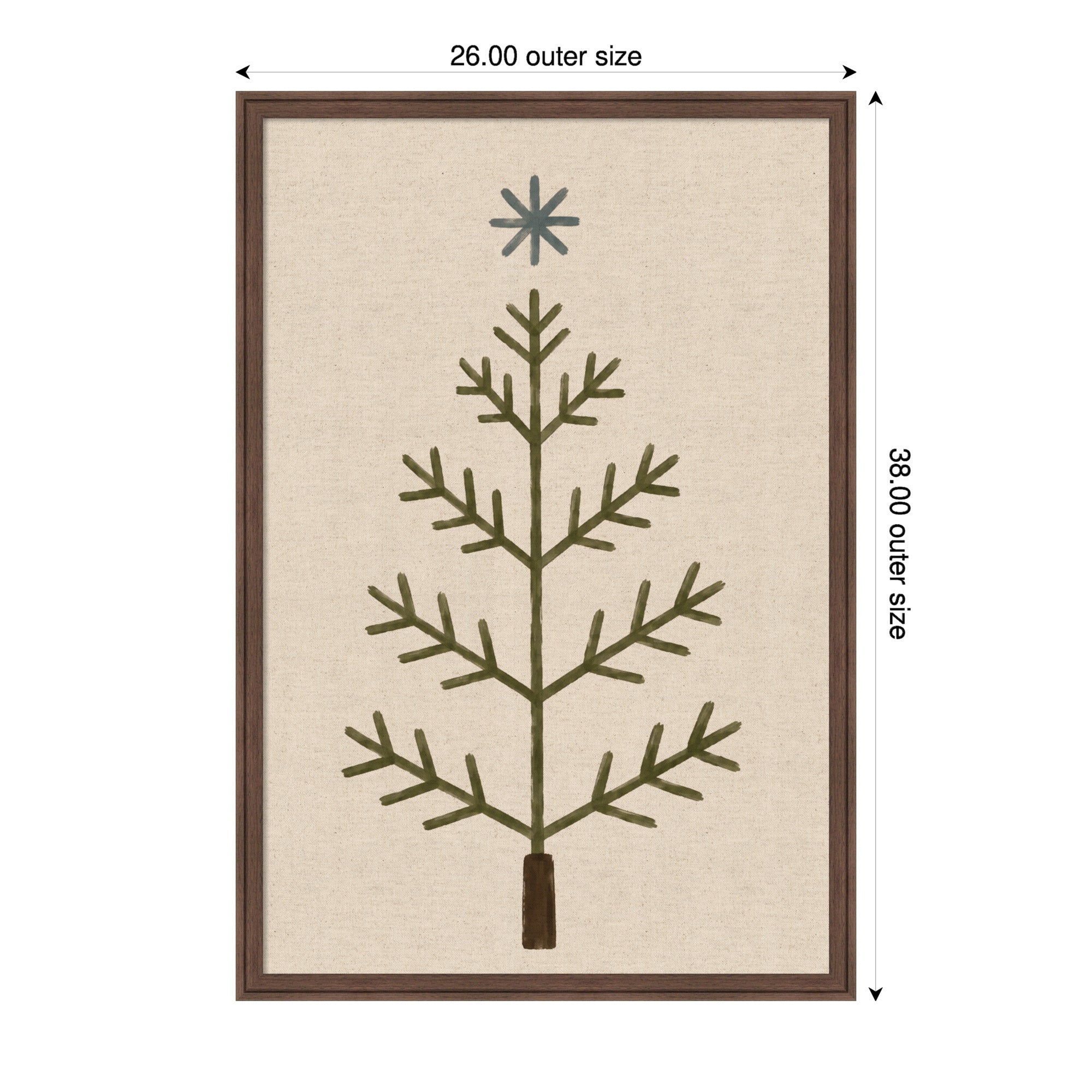 Magnetic Canvas Florence Medium Brown 26x38 2