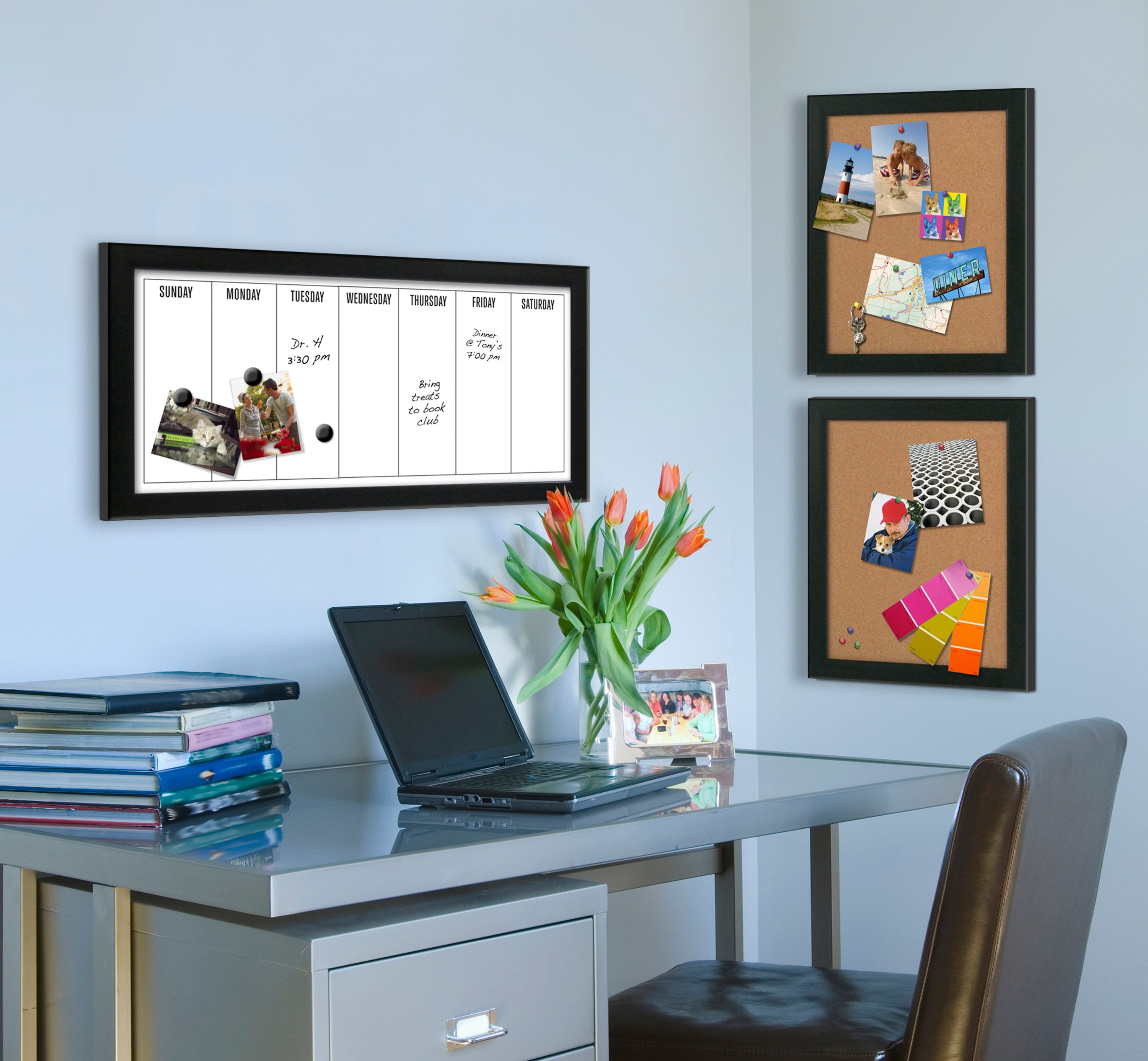 Weekly Calendar Black 13x26 7