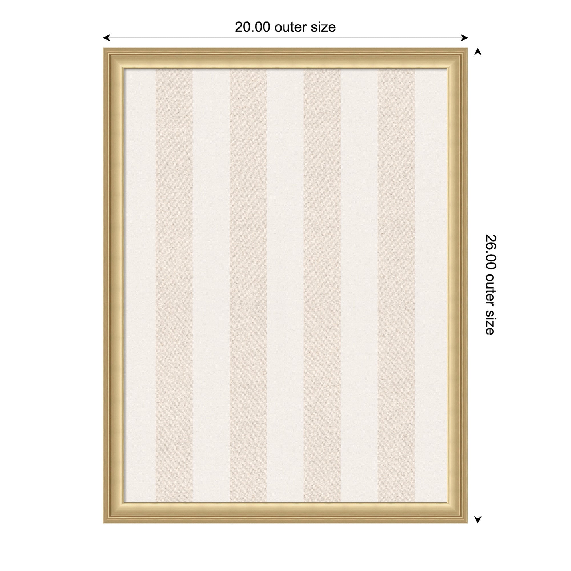 Magnetic Canvas 20x26 Florence Gold 2