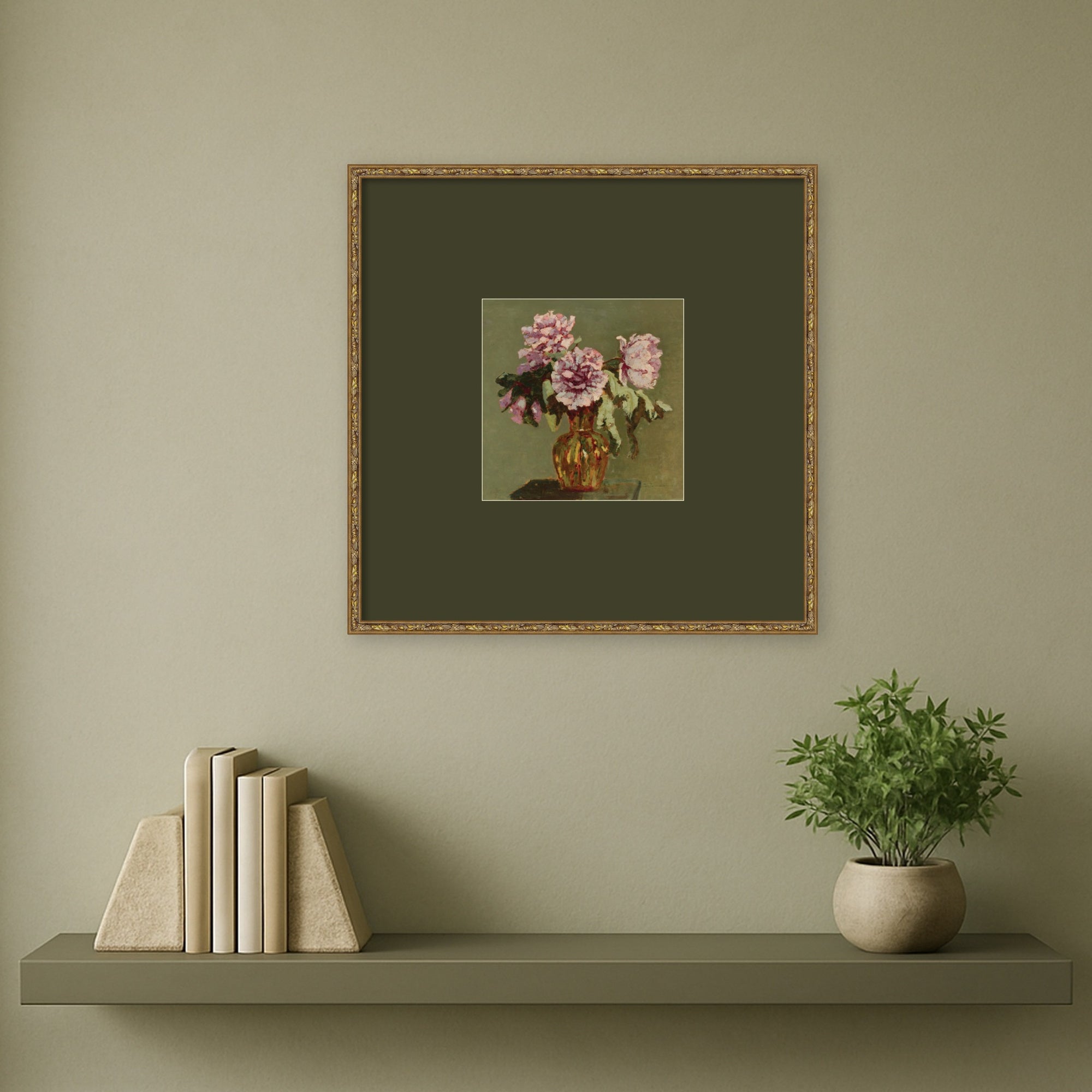 Framed Art 25x25 Belvedere Bronze 7