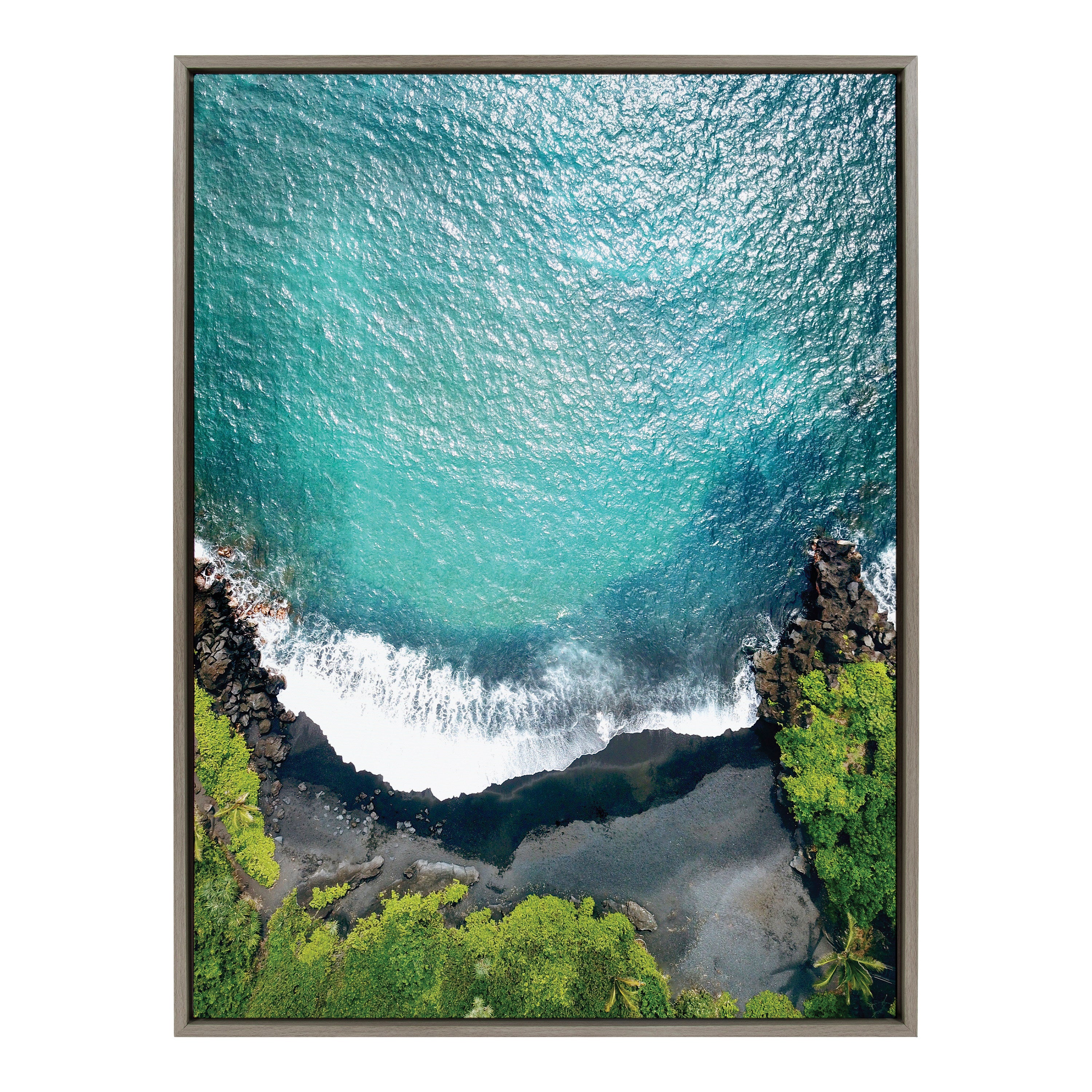 Framed Canvas Sylvie Graywash 28x38 1