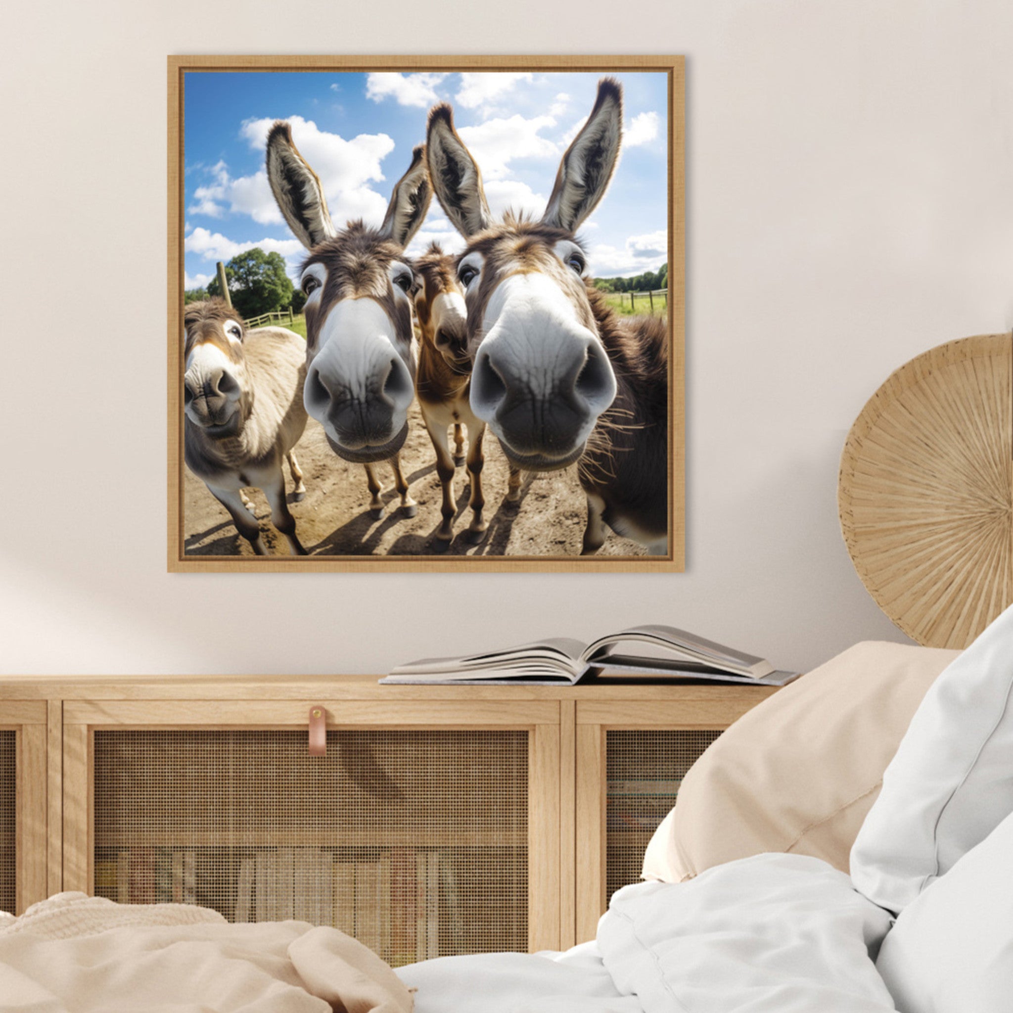 Funny Donkey Selfie by The Creative Bunch Studio