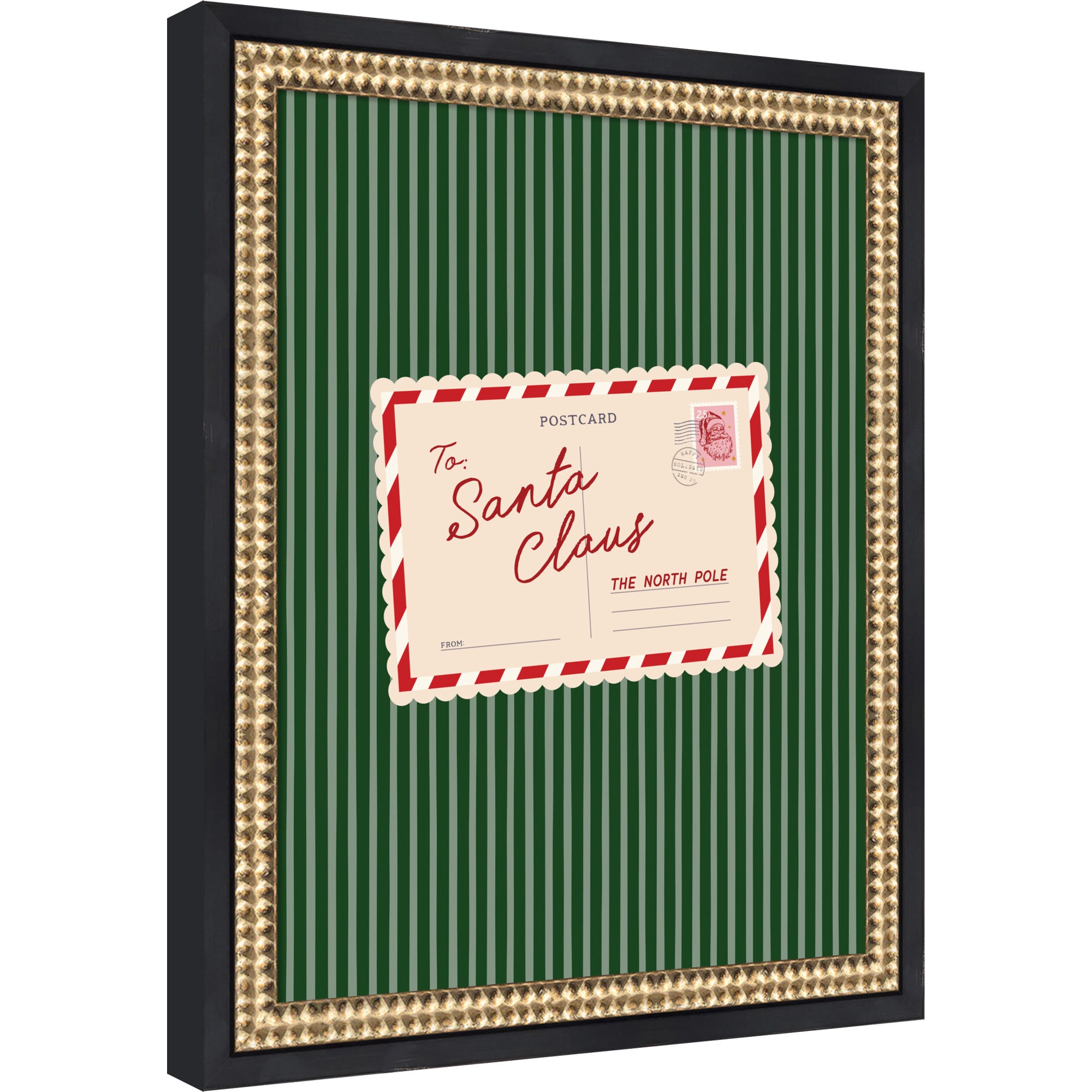Mounted Canvas Castellan Black 13x16 1