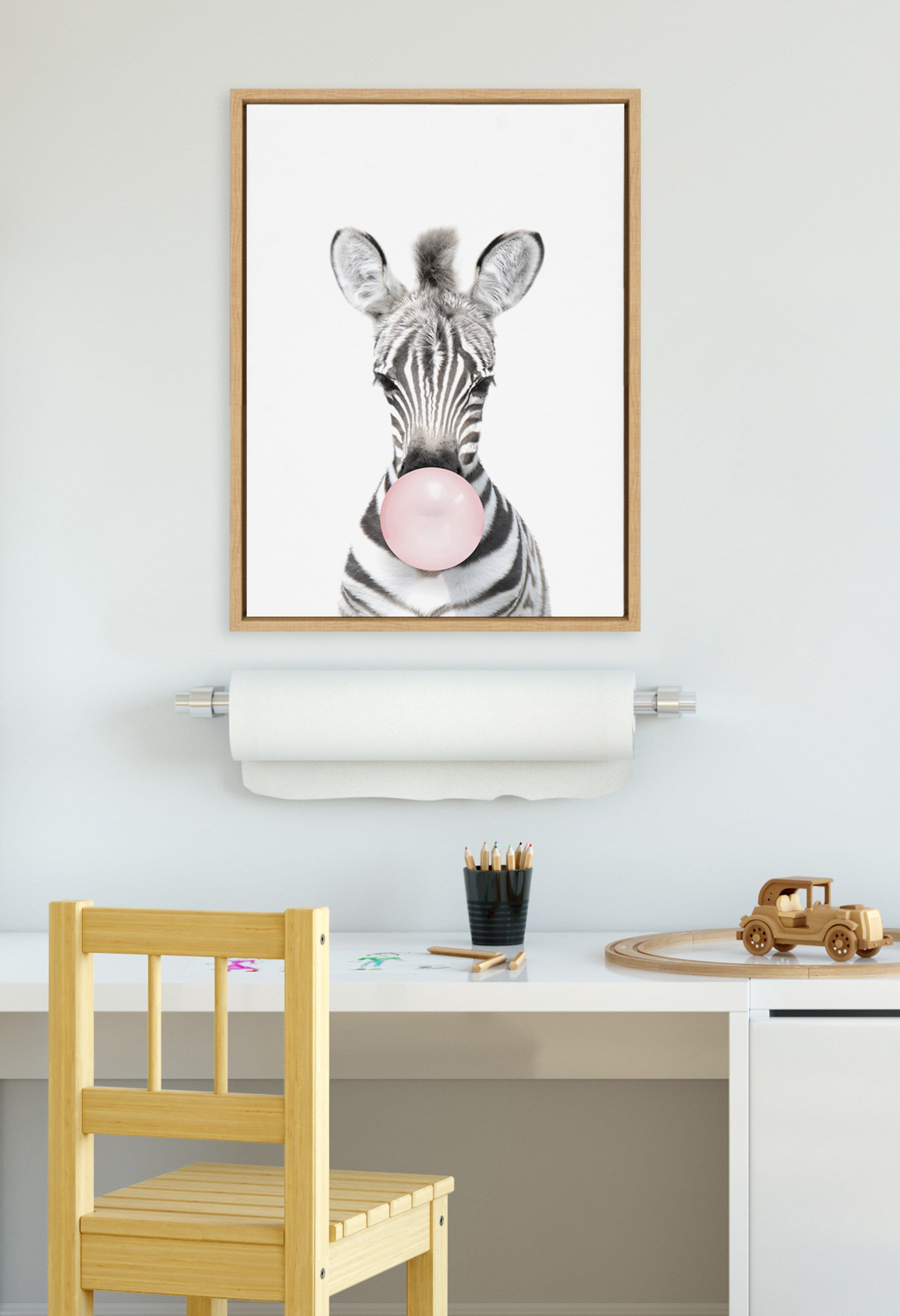 Framed Canvas Sylvie Natural 18x24 5