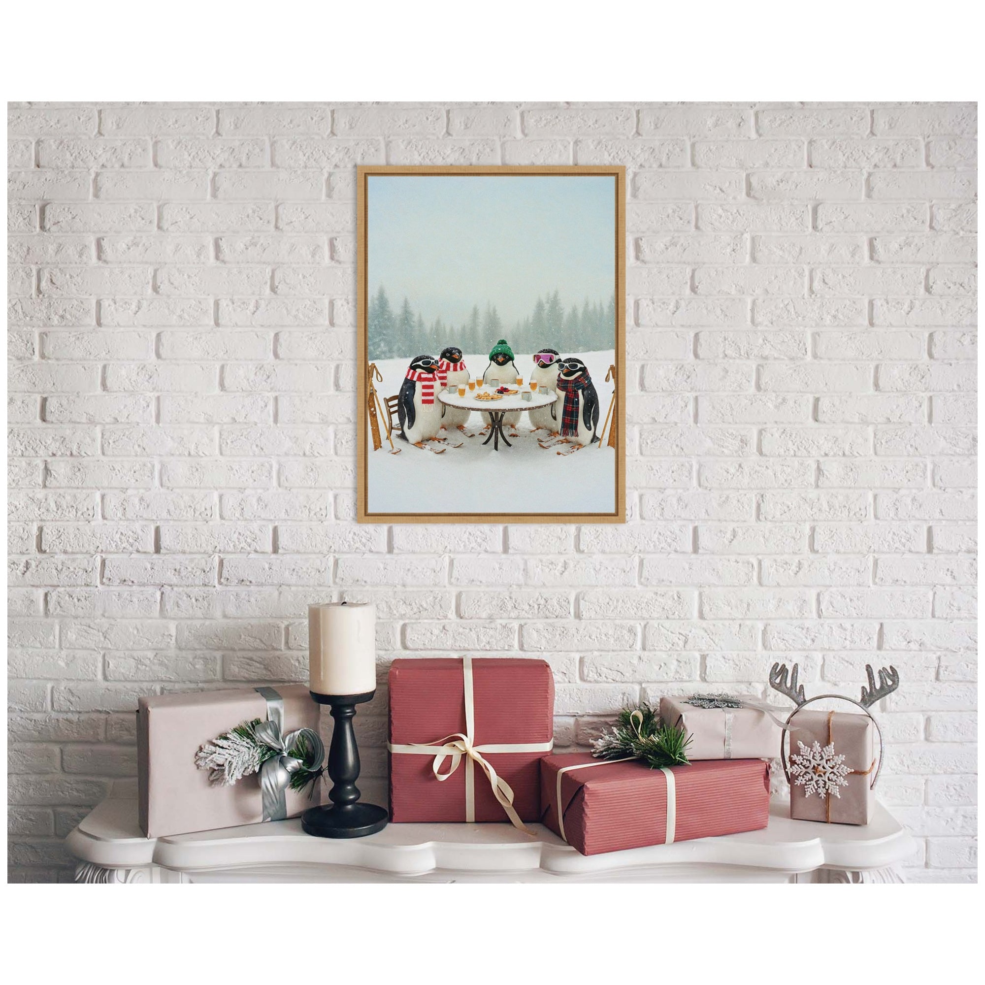 Framed Canvas Sylvie Natural 18x24 5