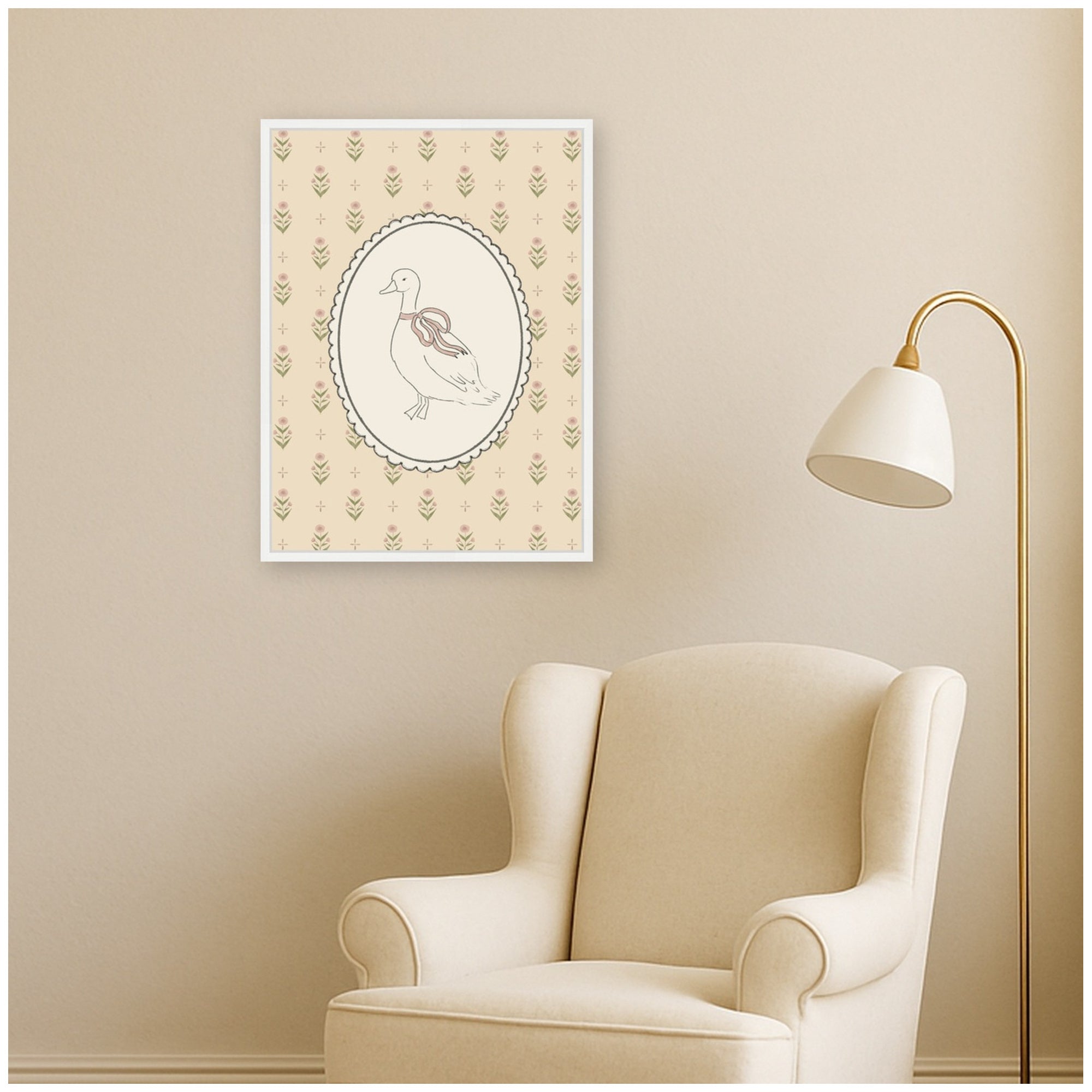 Framed Canvas 18x24 Sylvie White 6