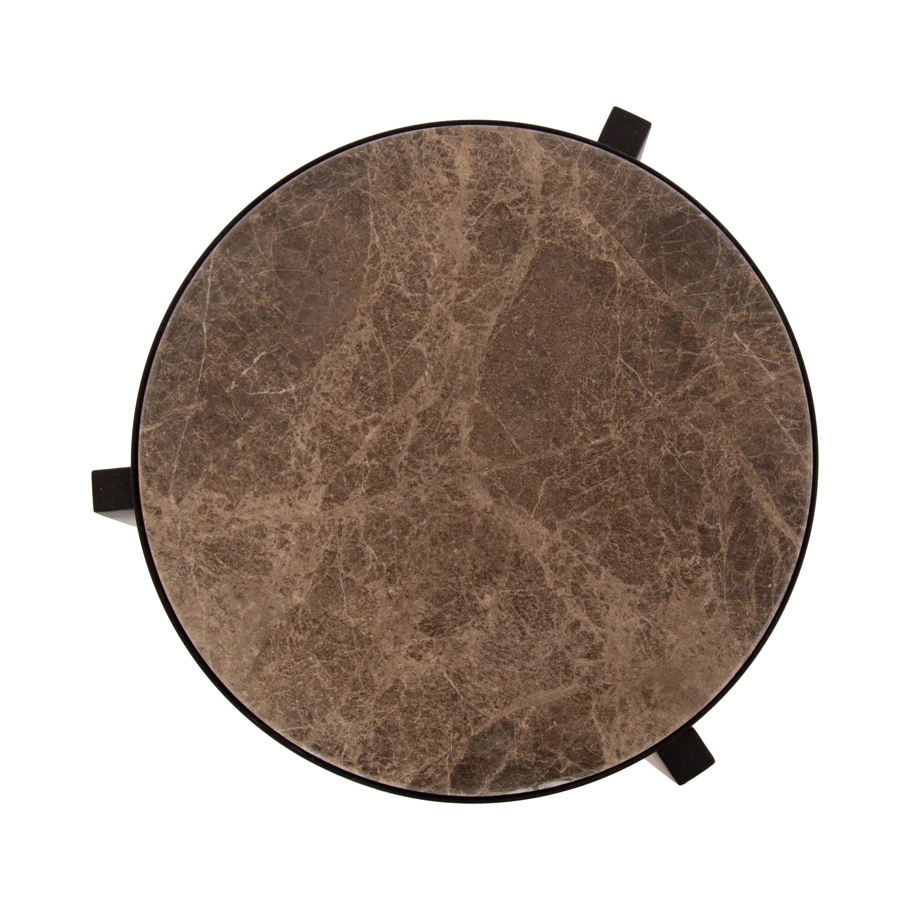 Drink Table Brown Black 9x9x23 4