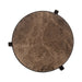 Drink Table Brown Black 9x9x23 4