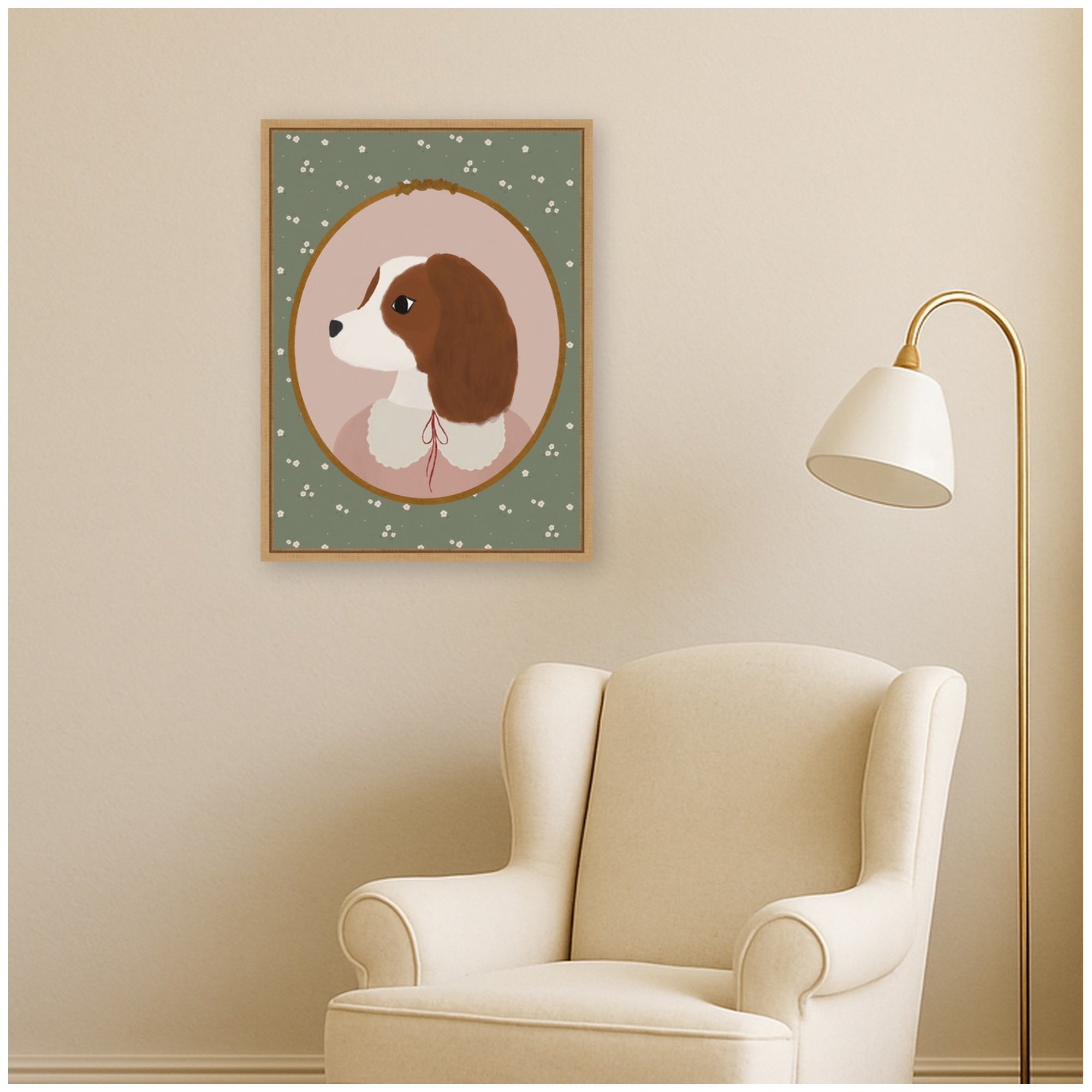 Framed Canvas 18x24 Sylvie Natural 7